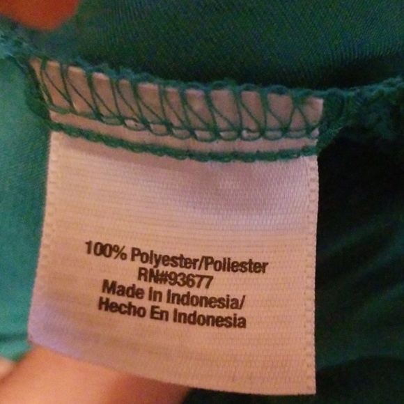 SOLD A.n.a jewel green silky halter top - Picture 8 of 8